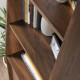 Hampstead Park Grand Walnut Narrow Bookcase